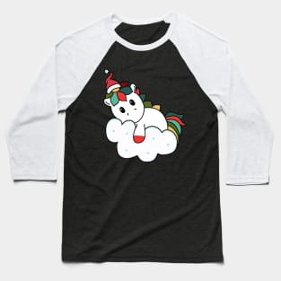 Xmas Unicorn Baseball T-Shirt